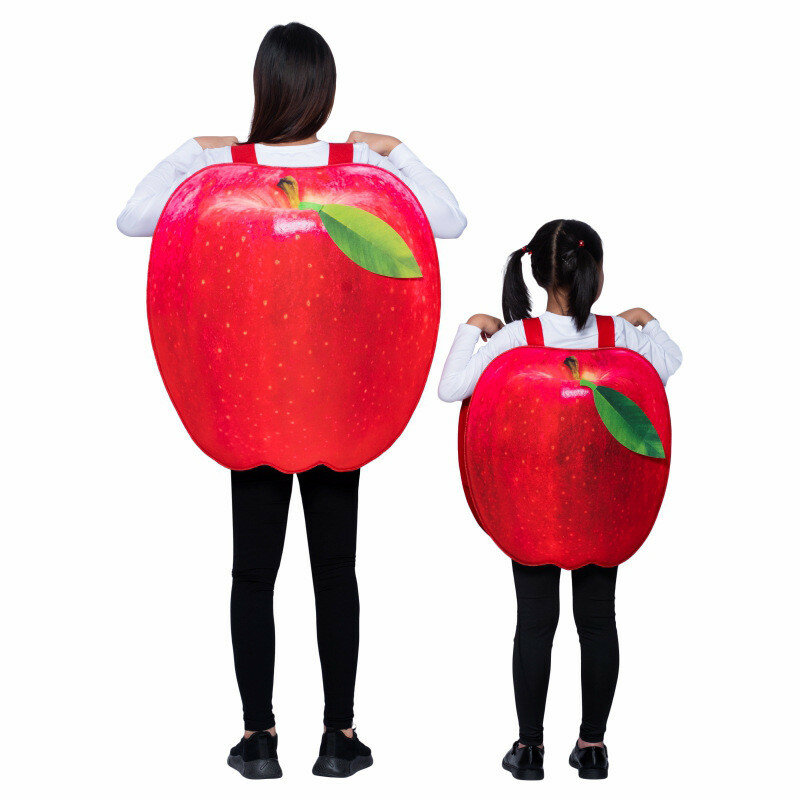 Costume de cosplay de la série Fruit, tenue de dessin animé, vêtements parent-enfant, accessoires créatifs et amusants, performance sur scène, festival de carnaval, fête