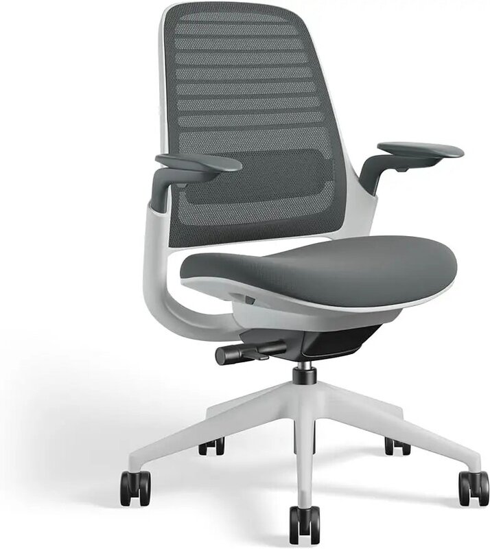 الصلب-كرسي عمل مريح للمكتب ، عناصر تحكم تنشيط الوزن ، دعامات الظهر ودعم الذراع ، السلسلة 1