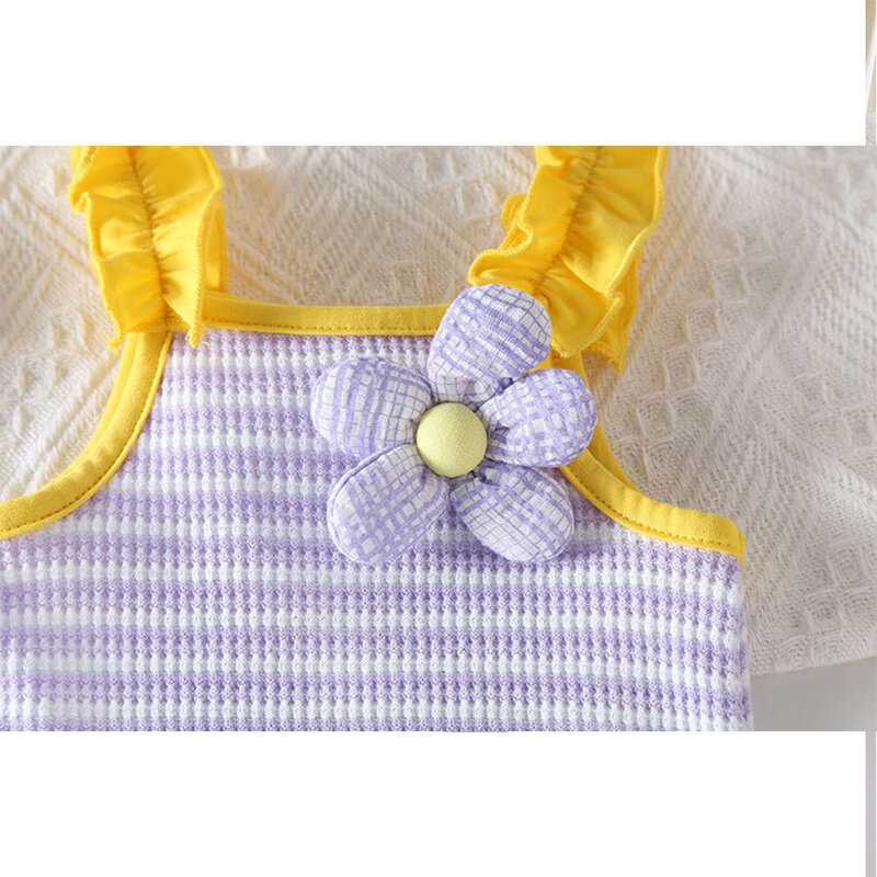 Caraco d'été personnalisé pour bébé, combinaison de princesse brodée, combinaison de pet de sac d'été pour fille, nouveau