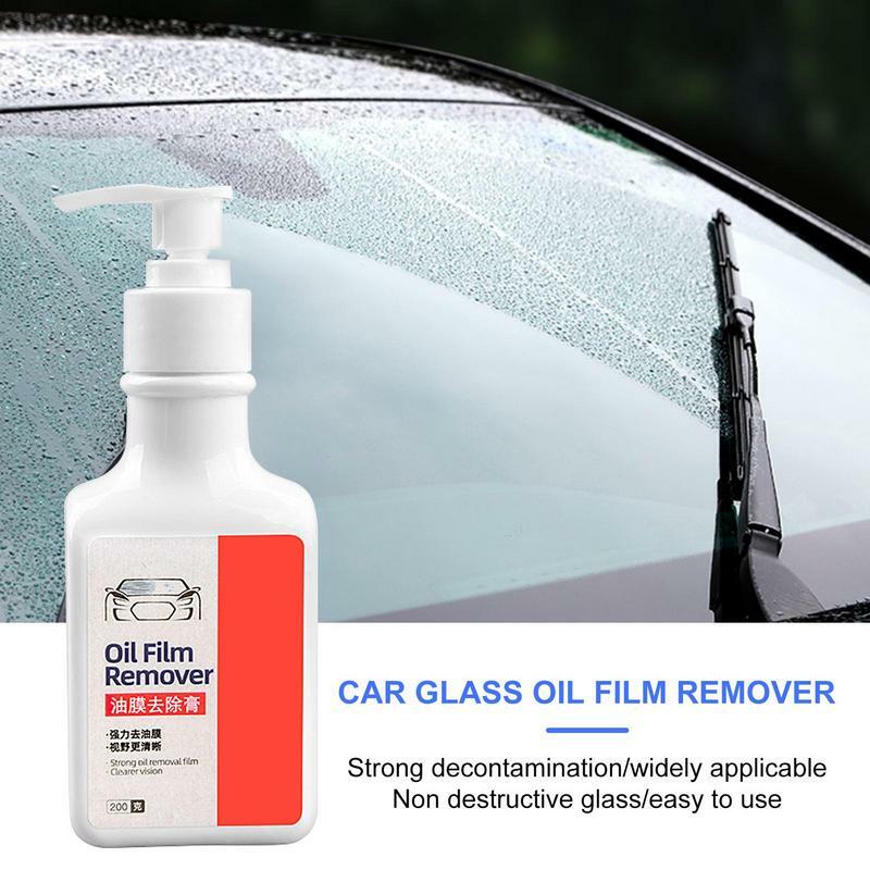 Dissolvant de film d'huile pour vitres de voiture, polissage, dégraissant, nettoyant, pâte remodelée, auto, nettoyeur de vitres, 200g