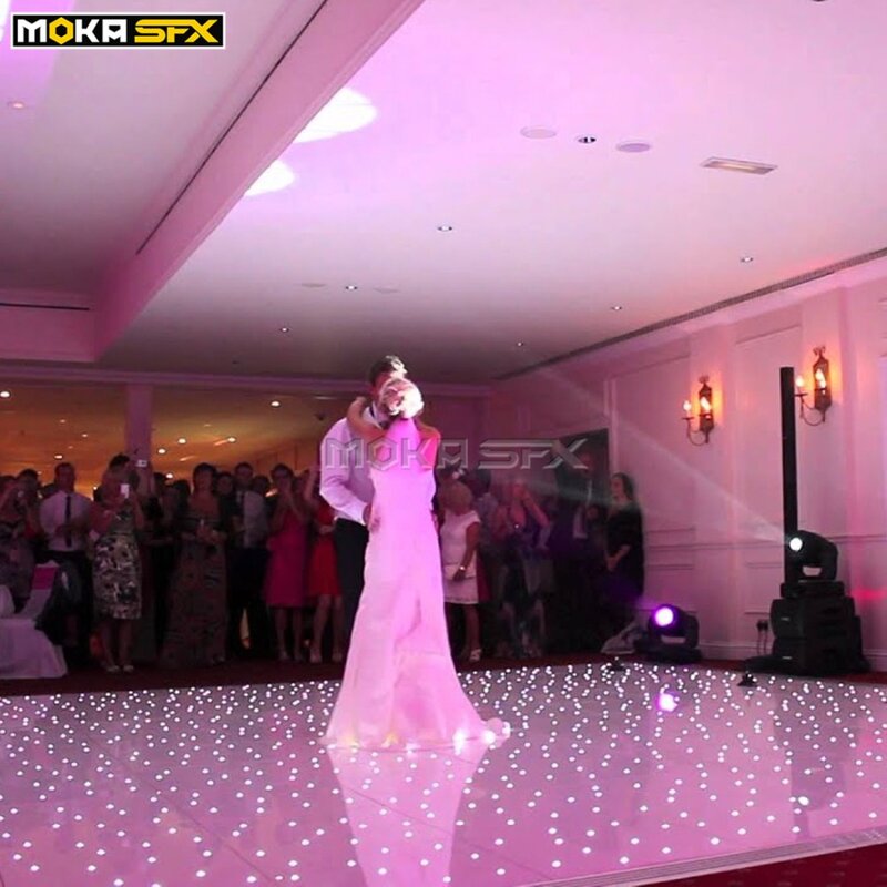 16ft por 16ft led floors dança branco portátil led piso de casamento para casamento evento concerto