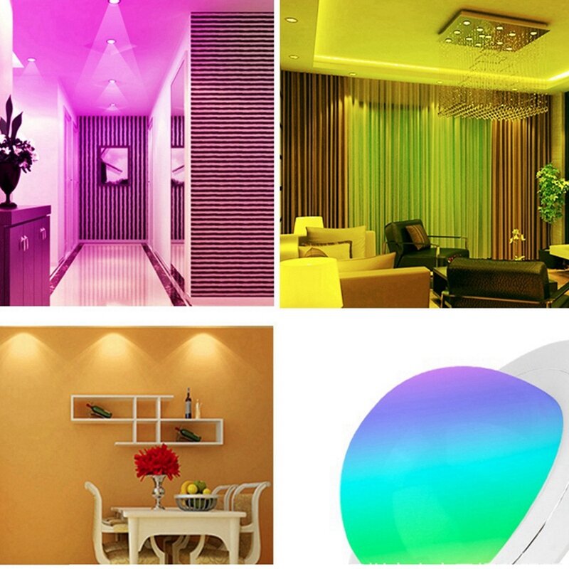 LED Downlight Wifi Smart APP Dimming Round Spot Light RGB Color Changing Light Voice Control Work With Alexa
