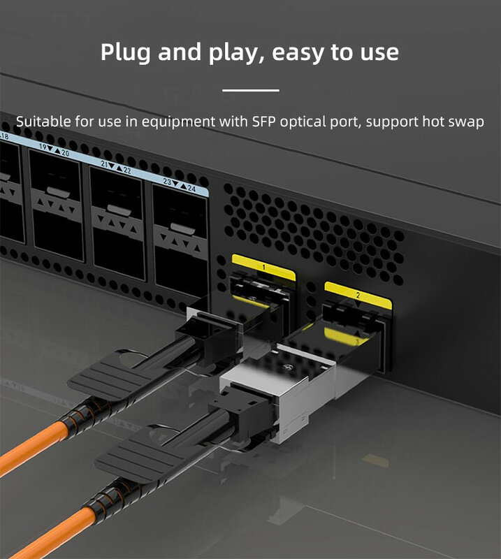 10G SFP+ to SFP+AOC OM2 3M/5M/7M LSZH 10GBASE Active Optical SFP Cable(AOC) for Cisco,MikroTik,Ubiquiti...Etc Switch Fiber Optic