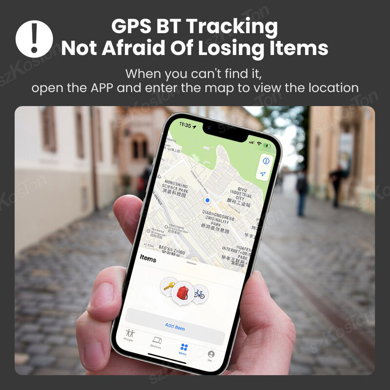 Smart iTag funziona con trova la mia APP, Smart Air-Tag Key Wallet Bike Finder Tracker Anti-smarrimento, compatibile con Bluetooth per sistema IOS
