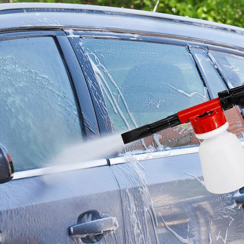 Auto wasch schaum pistole, Auto wasch schaums prüh gerät verstellbarer Schaums trahler für die Reinigung von Autos und den Garten mit 1l