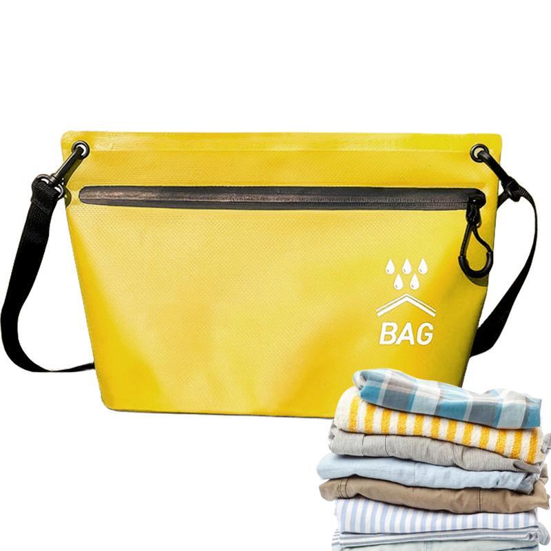 Travel Bag For Toiletries Single Shoulder Waterproof Toiletry Bag With Zipper Multifunctional Travel Organizing Supplies Large