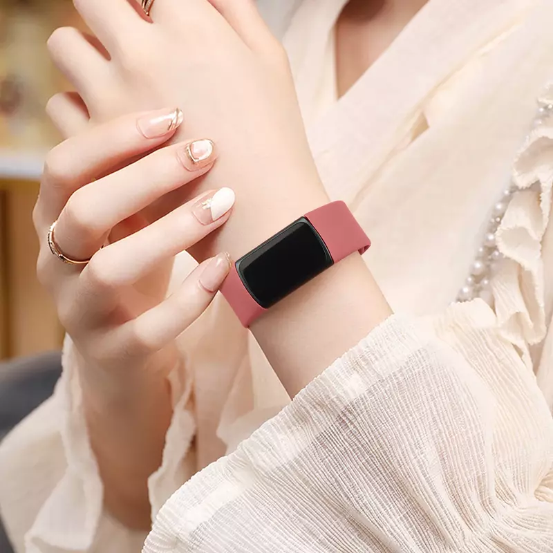 Opaska Smartwatch dla Fitbit Charge 5 6 pasek regulowany pasek do Fitbit ładowania 5/ładowanie 6 Correa Wistband paski do wymiany