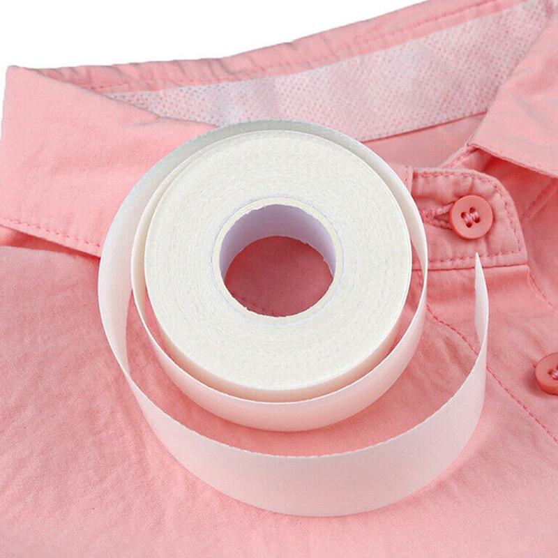 Disposable Men Women Collar Protector Sweat Pads Self-adhesive Liners Collar Neck Against Stain Sweat Shirt Protector Summe P2n5