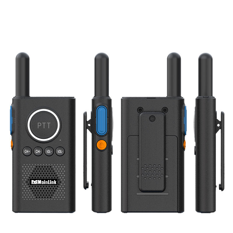 ML-M2 piccolo walkie-talkie ad alta potenza 2W a lunga distanza 3Km ristorante industria dei servizi alberghieri sport all'aria aperta