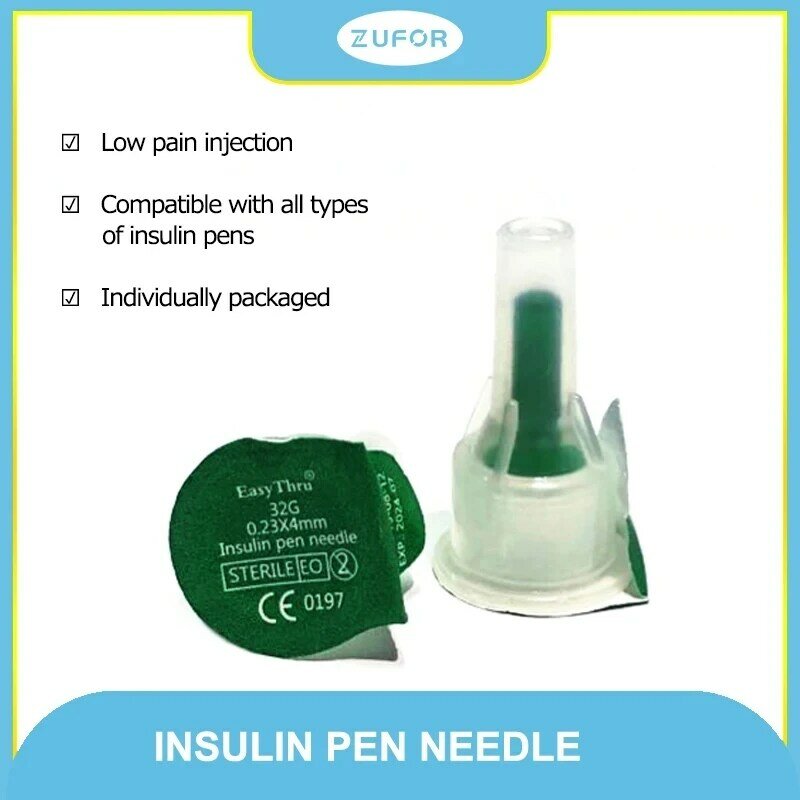 Professional Medical Diabetes Pen Needle, Uso Único Ciência Médica, Home Health Care, Diabetes, 200pcs por caixa