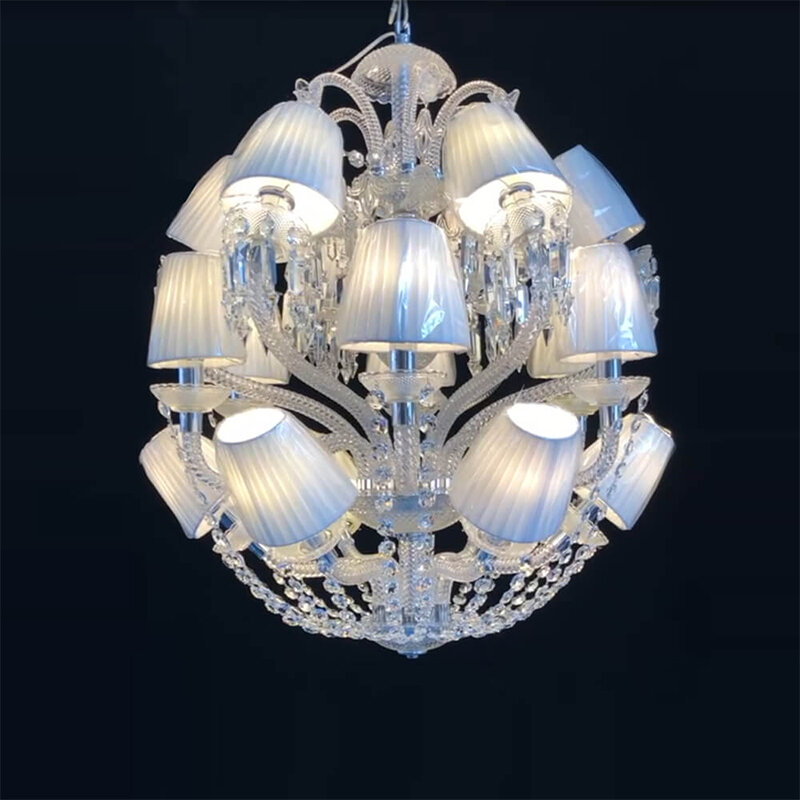 Европейский дизайнерский Уникальный креативный стеклянный изгиб для виллы, столовой, спальни, Высококачественная Хрустальная люстра