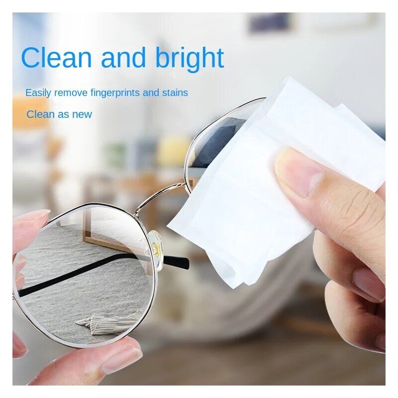 Toallitas de limpieza de lentes antivaho, artefacto de limpieza de lentes, paño de gafas, accesorios de pantalla de lentes, venta al por mayor