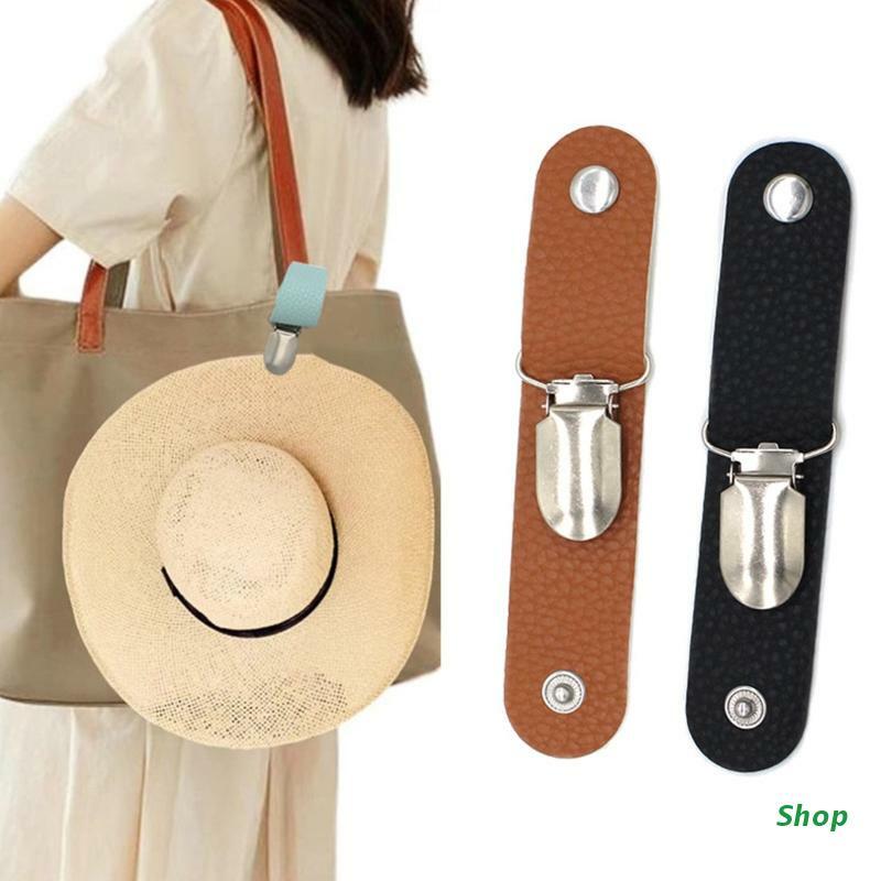 L5YC Hat Holder Clip For Bag Hat Attacher Hat Clips For Travel Handbag Backpack Luggage Elastic Clips Hat Companion