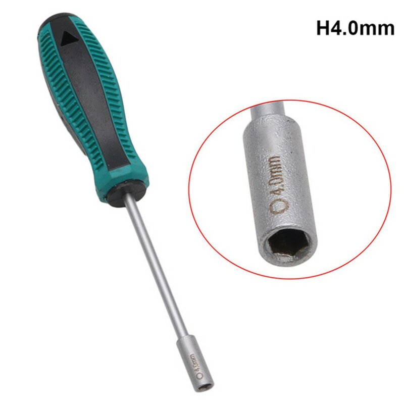 1pc 3-6mm Metal Screwdriver Hex Key Socket Screwdriver Socket Screwdriver Hand Tool  With Hanging Hole Hand Slip Prevention