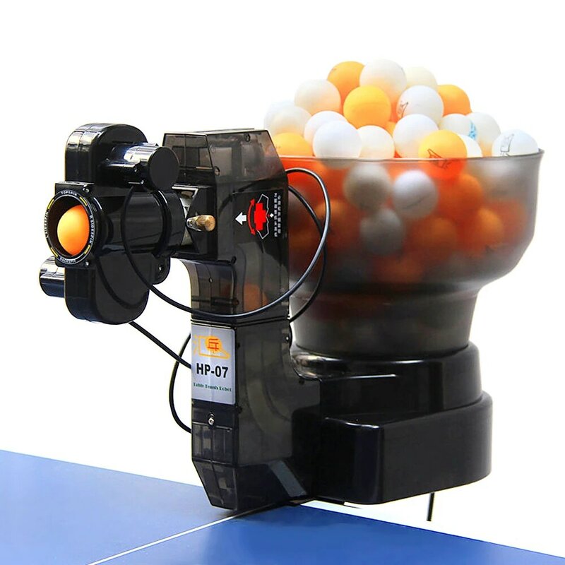 Máquina De Tênis De Mesa Para Treinamento Solo, Robô Ping Pong Ball, Regulação Automática, 40mm