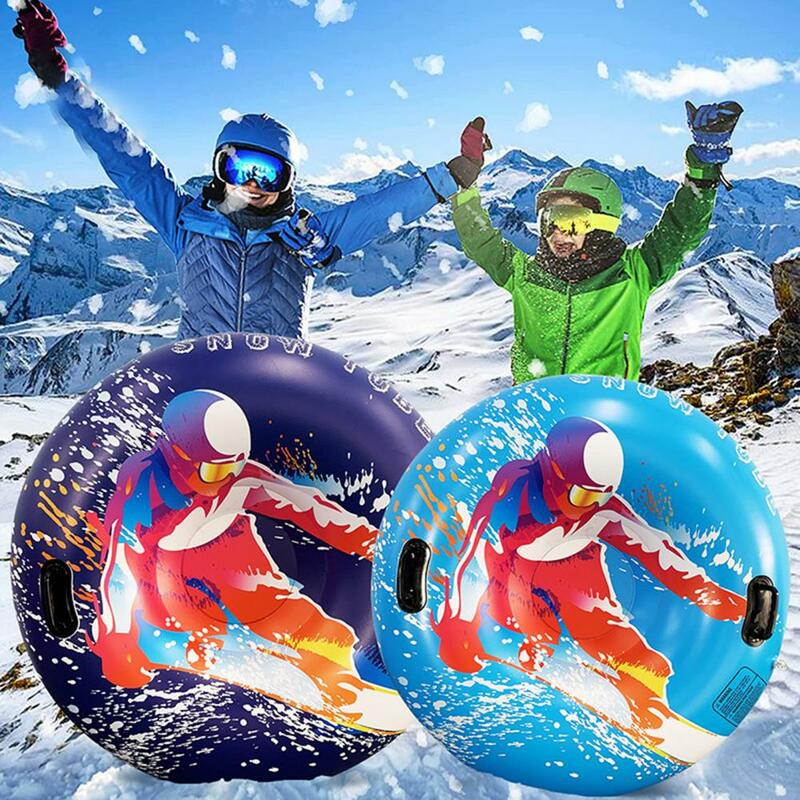 ท่อสกีสวมใส่ Inflatable หัวฉีดลมออกแบบฤดูหนาวเล่นสกีกลางแจ้งเลื่อนสำหรับกลางแจ้ง