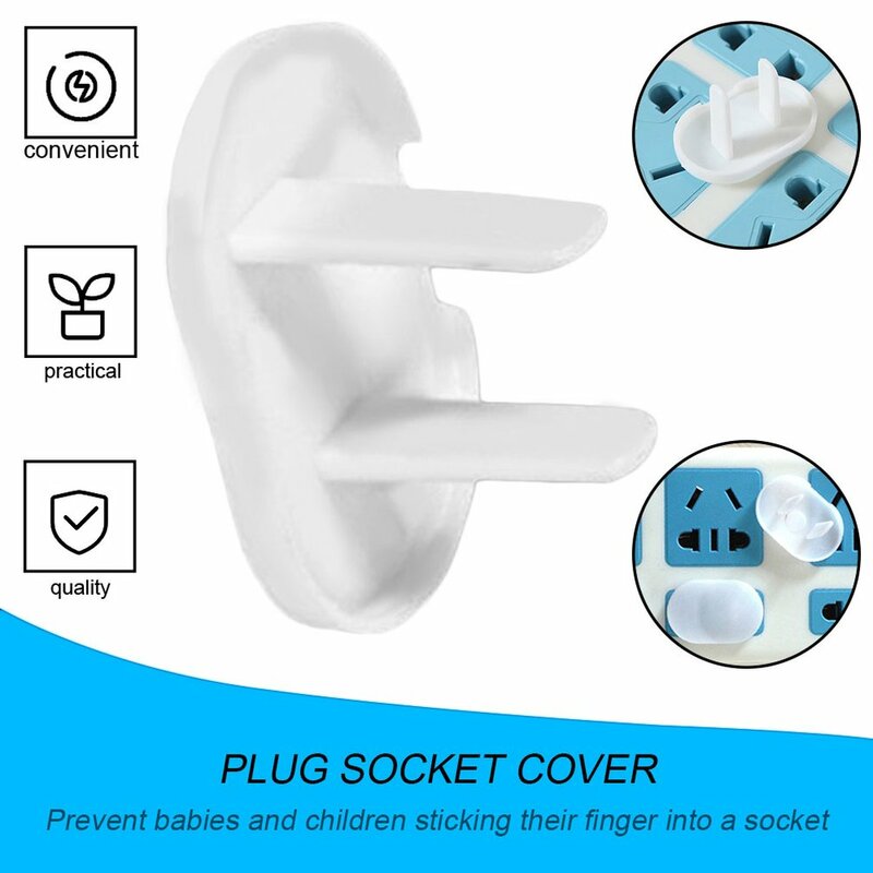 Plug Socket Cover for Children, Baby Proof, Protector de Segurança da Criança, Guarda para Mains, Tomada elétrica, Security Lock, Novo