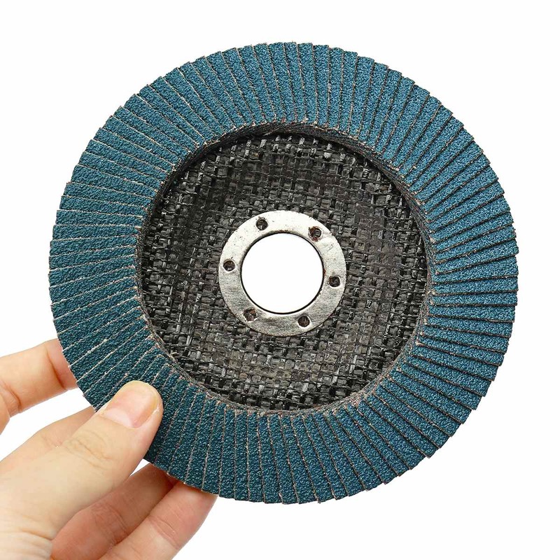 1pcs 100mm Flat Flap Discs Sanding Discs 40/ 60/80 /120 Grit Grinding Wheels Blades Wood Cutting For Angle Grinder Abrasive Tool