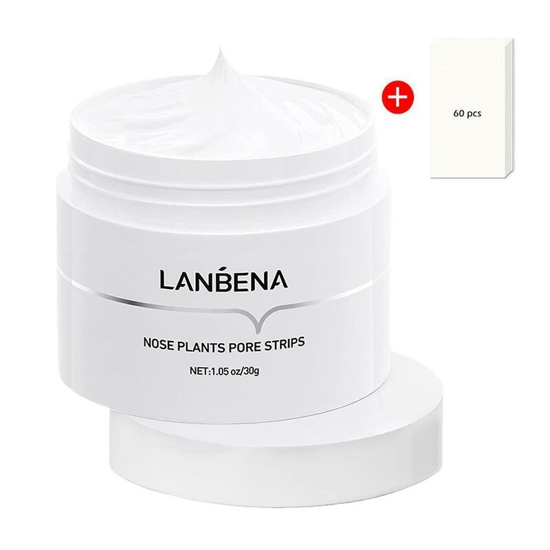 LANBENA New Style Blackhead Remover Nose Mask Pore Strip Black Mask Peeling Acne Treatment Black Deep Cleansing Skin Care Korea