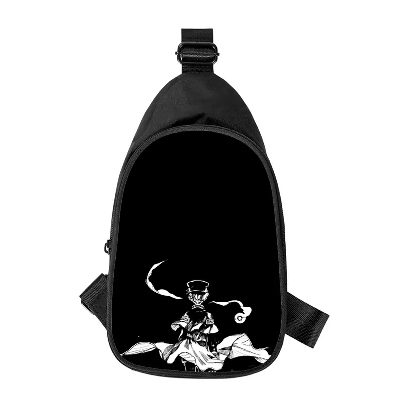 Hanako-kun-Bolso de pecho cruzado con estampado 3D para hombre y mujer, bolsa de hombro cruzada diagonalmente, paquete de cintura escolar para marido, paquete de pecho para hombre