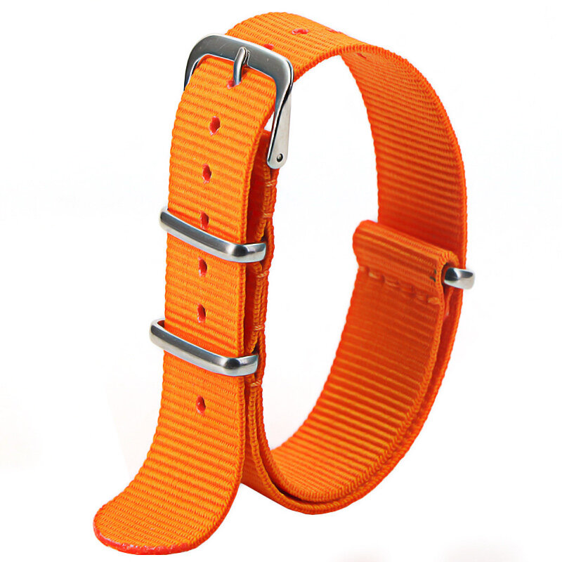 Bracelet de montre étanche en nylon, ceinture de sport de l'armée, 16mm, 18mm, 20mm, 22mm, 1 pièce, livraison directe