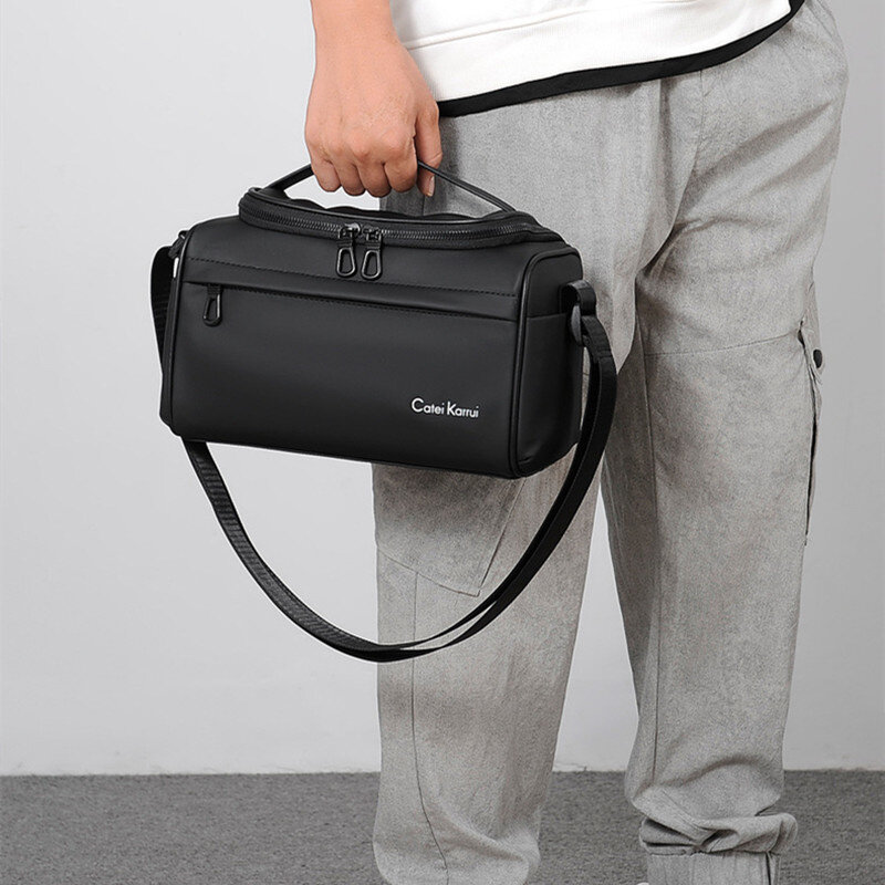 Вместительная мужская дорожная сумка через плечо, водонепроницаемый саквояж для хранения, сухая и влажная сумка-мессенджер с разделением для мужчин