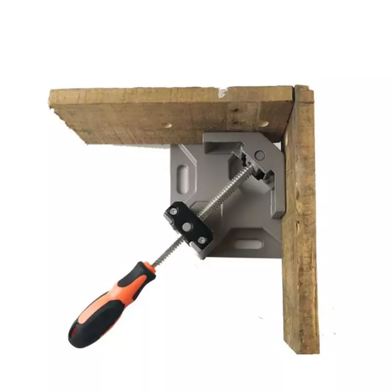 Morsetto ad angolo retto Clip a 90 gradi morsetti a doppia maniglia in plastica con impugnatura singola per strumenti di bloccaggio per la lavorazione del legno