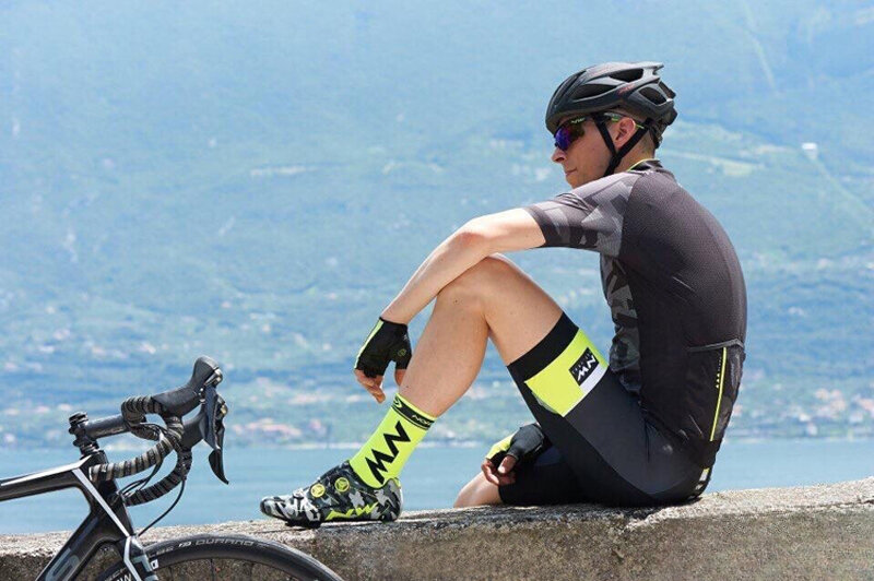 Nw-meias esportivas antiderrapantes, respiráveis, de absorção de choque, resistentes ao desgaste, para corrida, mountain bike, esportes ao ar livre