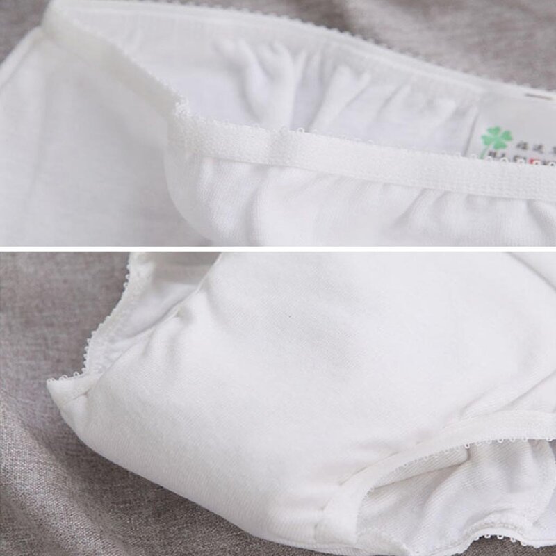 Ropa interior de algodón lavable para mujer, ayuda para la incontinencia, calzoncillos, S