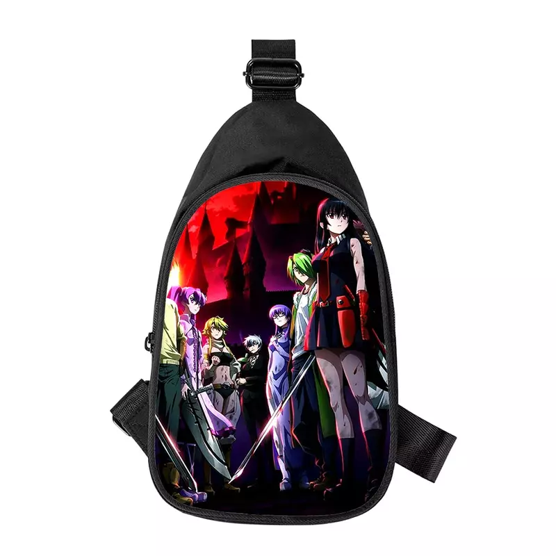 Новинка, Мужская нагрудная сумка с 3D принтом аниме Akame Ga Kill, женская сумка на плечо по диагонали, школьная поясная сумка для мужа, Мужская нагрудная сумка