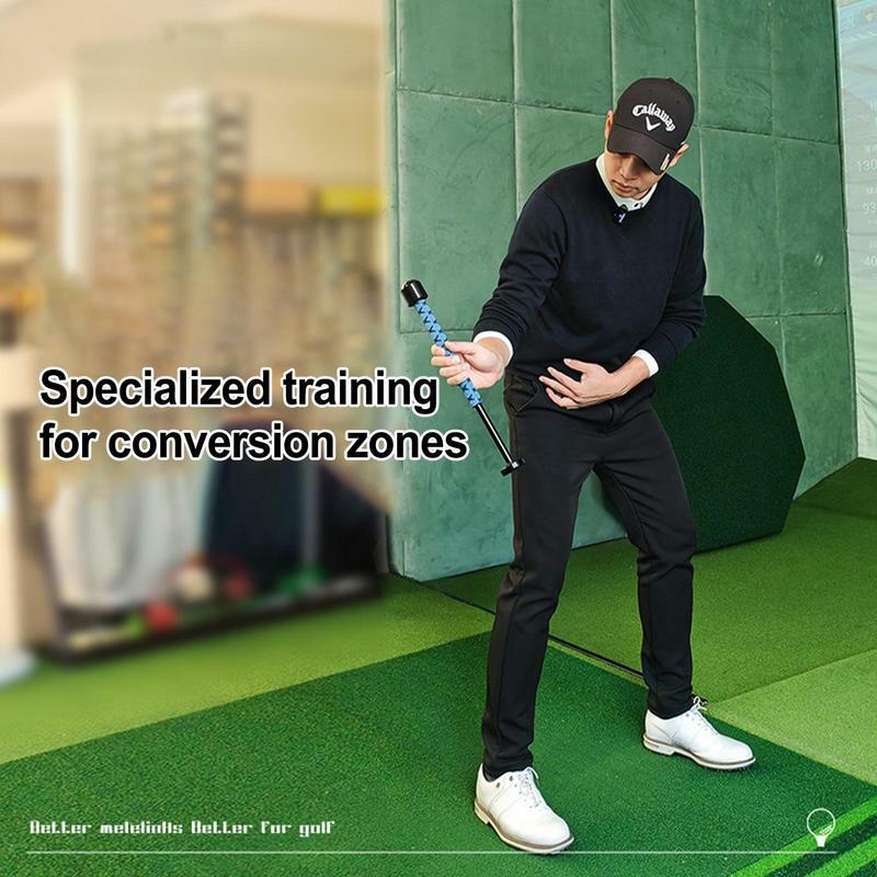 Golf Kinetic Energy Transfer Handle, Up and Down Swing Trainer, Mantém o pulso e o cotovelo no ângulo correto, antiderrapante