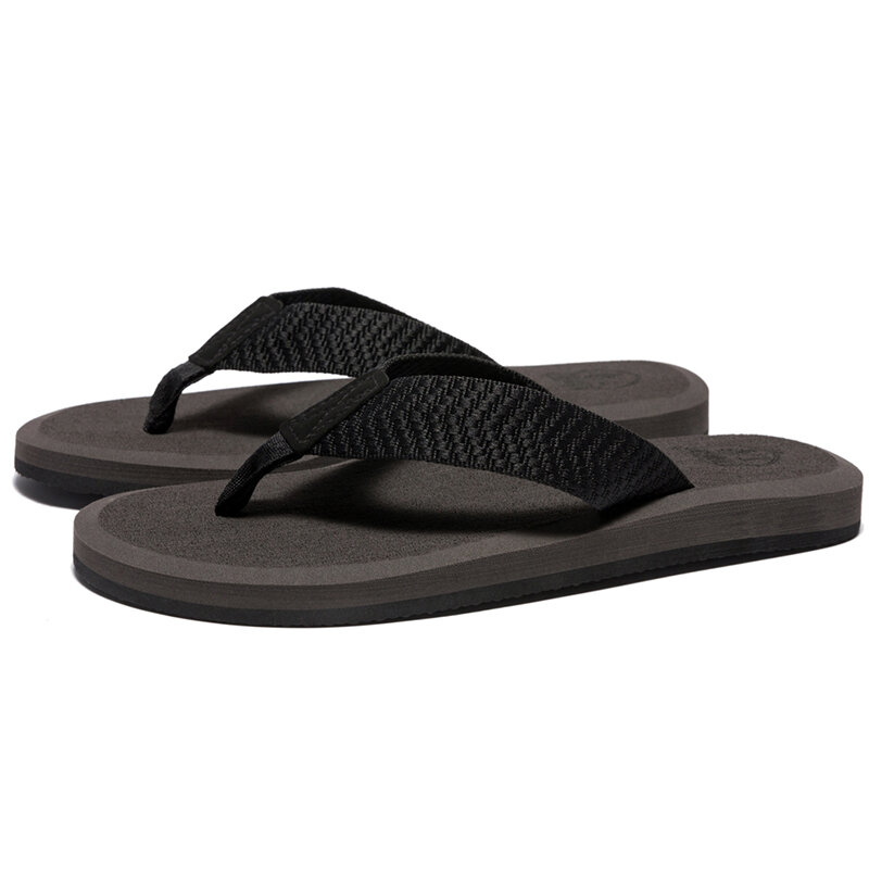ชาย Flip Flops ฤดูร้อนชายหาด Sandalias รองเท้าแตะผู้ชายรองเท้าส้นเตี้ยสูงด้านบนลื่นรองเท้าผู้ชายรองเท...