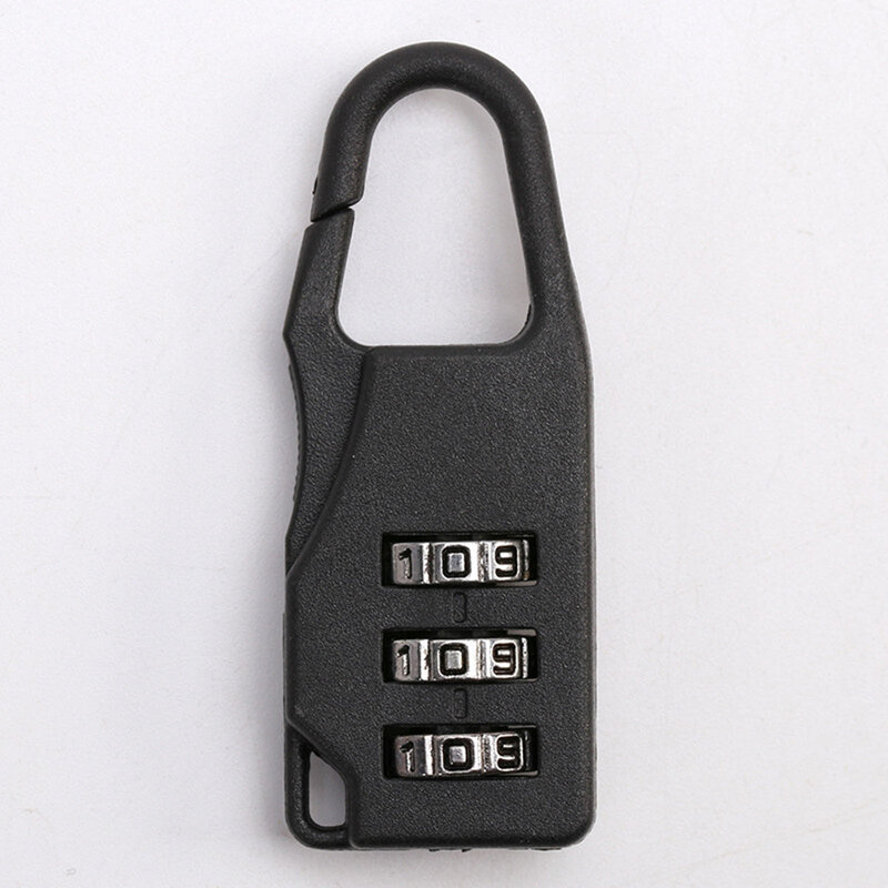 Mini Lock Combinação Cadeado, Anti-Roubo, Cadeados Resistentes à Água para Casamento, Mochila, Bagagem, 3-Digit