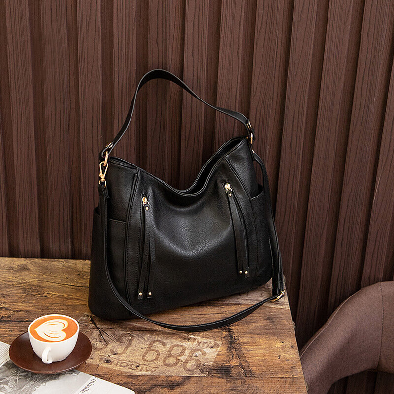 Handtasche im europäischen und amerikanischen Stil Neue Damen-Umhängetasche mit einer Schulter Damen handtasche von hoher Qualität, edel und elegant