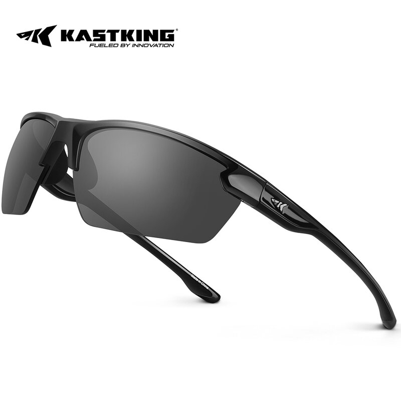 KastKing Innoko-Lunettes de soleil de sport polarisées unisexes, idéales pour le baseball, la pêche, le cyclisme et la course à pied, protection UV