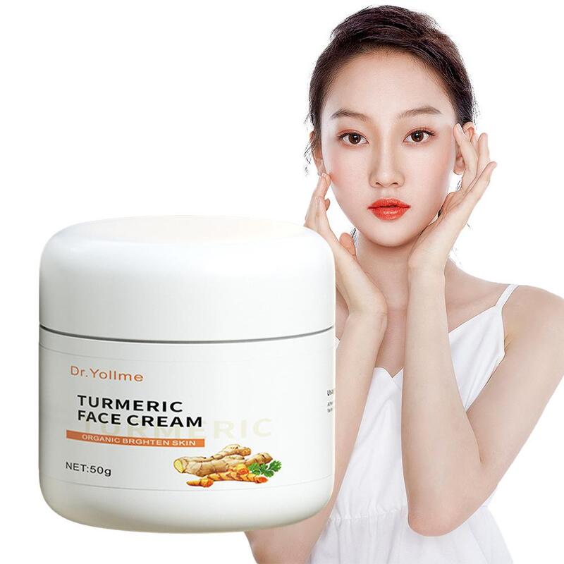 Turmeric Face Cream For Face Body Natural Turmeric Skin Brightening Lotion Vitamin E Cream Hyaluronic Acid Turmeric Face Se W1E7