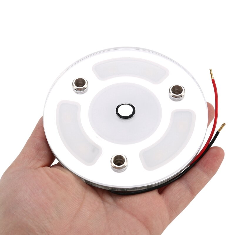AU05 -For RV Caravan Motorhome Marine Dual White/Warm Contact Dimmer LED Lamp 10-30V DC LED Circular Roof Ceiling Light