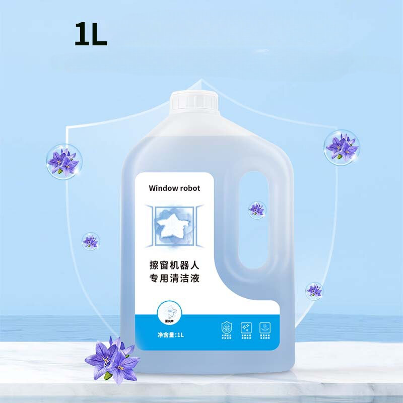 For Ecovacs Window Cleaning Liquid 1L，Window Robot Cleaner Solution,Intelligent Robot Glass Cleaning,Winbot Vacuum Cleaner Parts