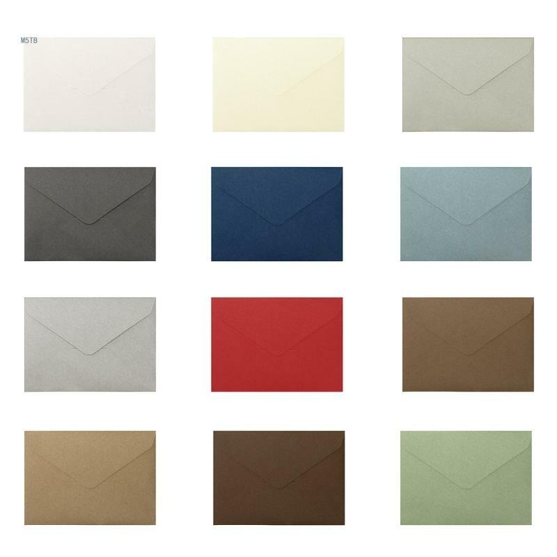 20 Stuks Papier V-Flap Seal Enveloppen voor Uitnodigingen, Notities, Brief, Business Mailing Kleurrijke Enveloppen