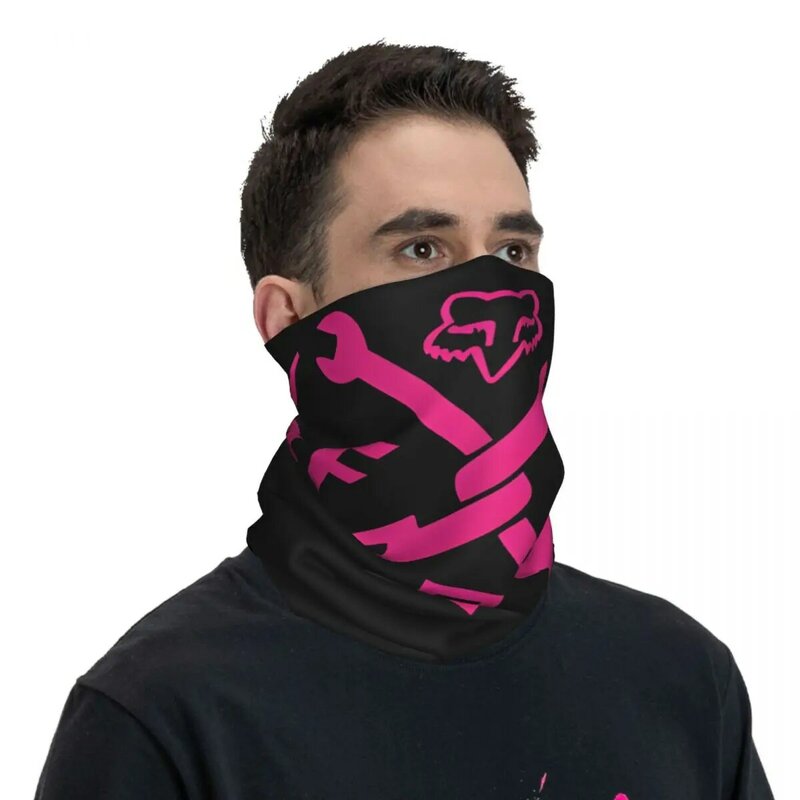 Best F-Fox Racing Bandana Neck Gaiter Printed Motor Motocross Face Mask Hiking Unisex Adult Washable