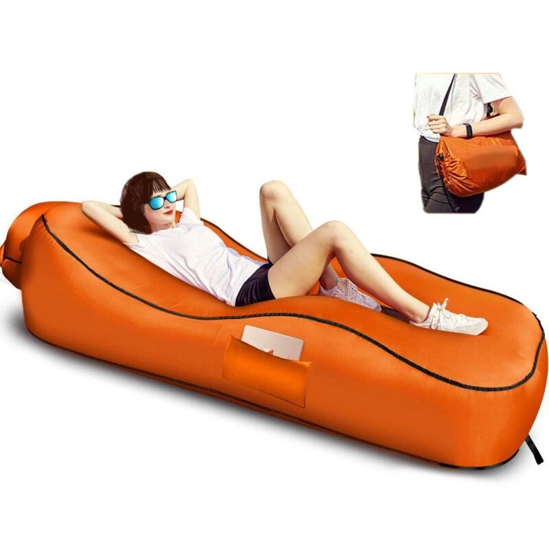 One second inflatable bed lazy inflatable sofa outdoor fast inflatable soft