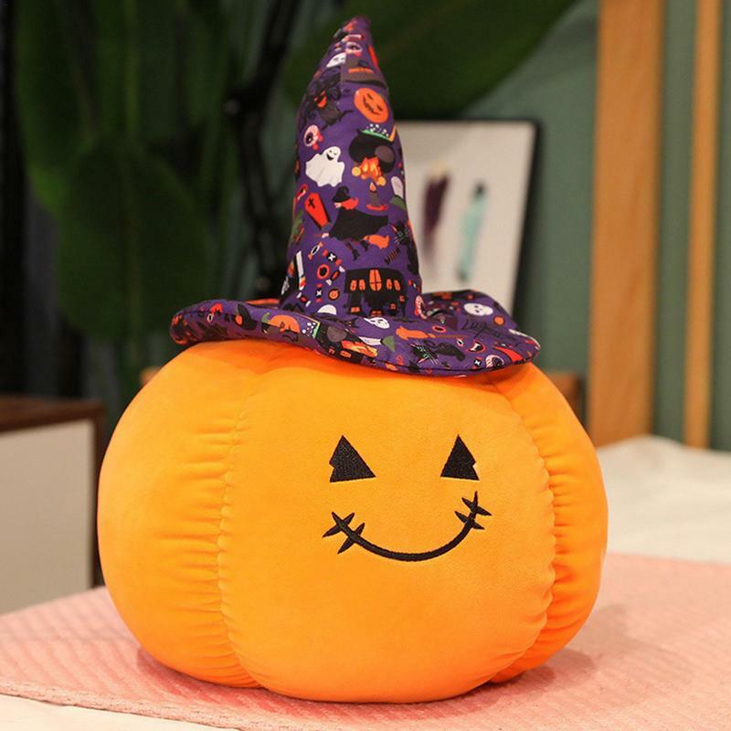 Halloween Pumpkin peluche cuscino carino farcito Kawaii morbido cuscino bambola morbido peluche farcito cuscino decorativo per bambini