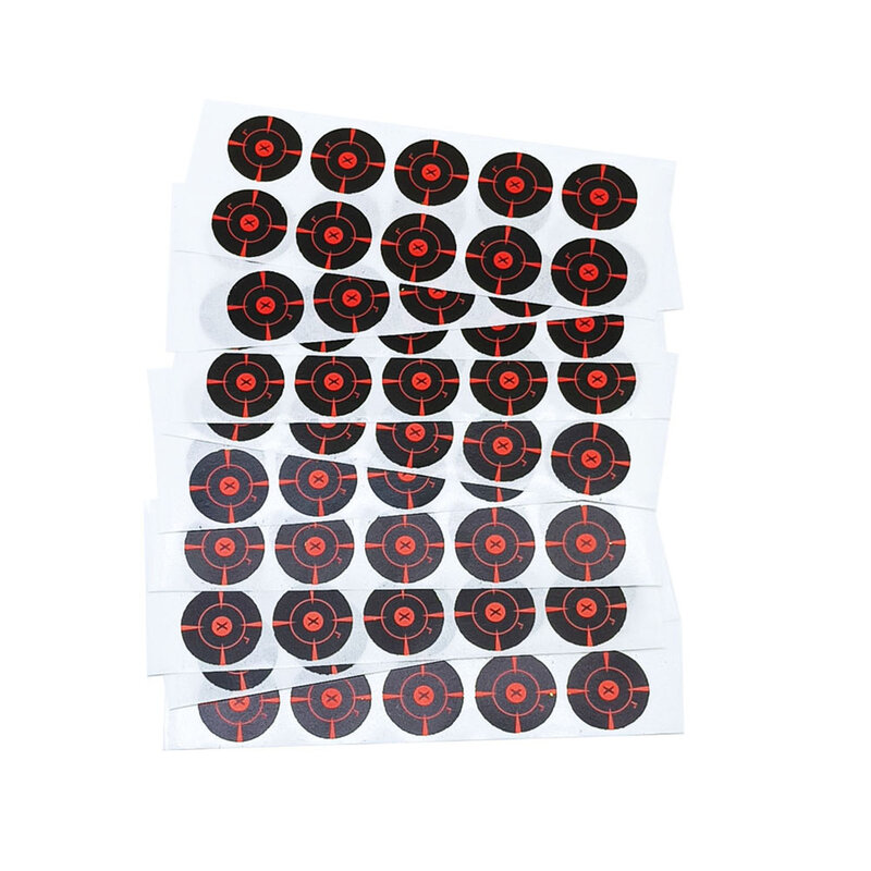 100 buah/pak stiker Target cipratan percikan penutup tambalan kertas berperekat Target untuk menembak perlengkapan menembak panahan