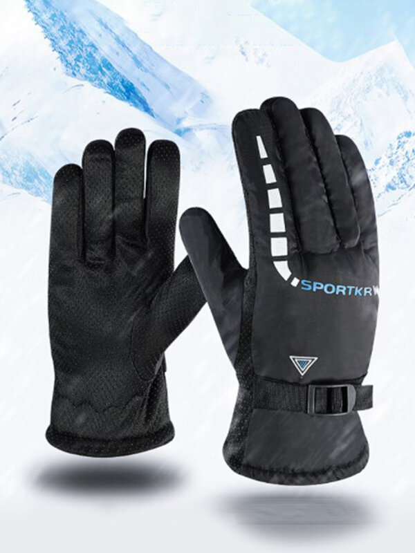 Men Women Ski Gloves Ultralight Waterproof Winter Warm Gloves Snowboard Gloves