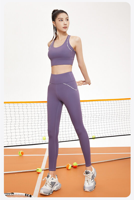 Новый костюм для йоги с надписью line sense 22 л, облегающий, быстросохнущий, высокоинтенсивный костюм для бега и фитнеса для женщин