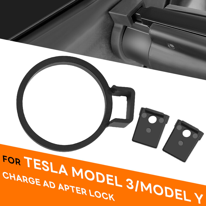 Adapter do ładowarki blokada ładowania ochrona bezpieczeństwa dla Type1 J1772 do Tesla Model X Y 3 Tesla 2021 2022 2023 akcesoria samochodowe EVSE