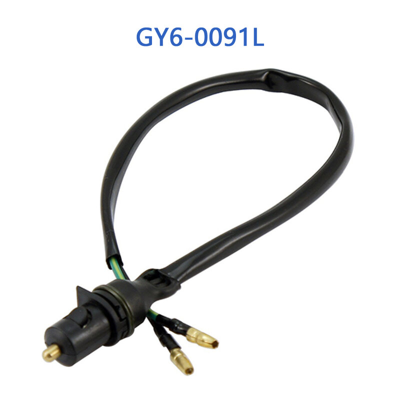 Câble de commutateur de lumière de frein GY6-0091L pour le moteur 1P39QMB de cyclomoteur de scooter chinois de course du dean 6 50cc 4