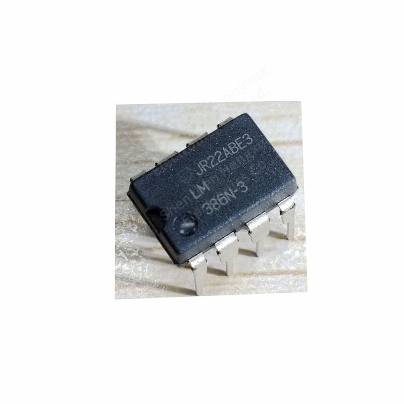 Silk-Screen do amplificador do poder audio, DIP do pacote do LM386N-3-8, 10 PCes