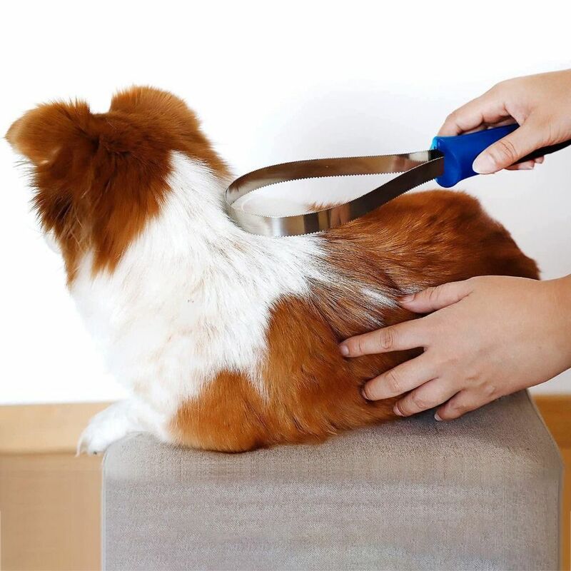 Pet Comb Ergonomic Design Dual-sided Dog Grooming Brush Horse Hair Brush Pet Anti-itch Comb Horse Detangling Brush