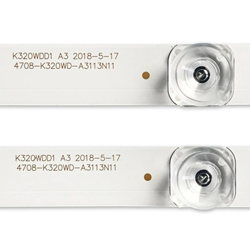 2 قطعة جديد LED شريط إضاءة خلفي فيليبس 32 بوصة 6LED مربع عدسة 4708-K320WD-A3113N11